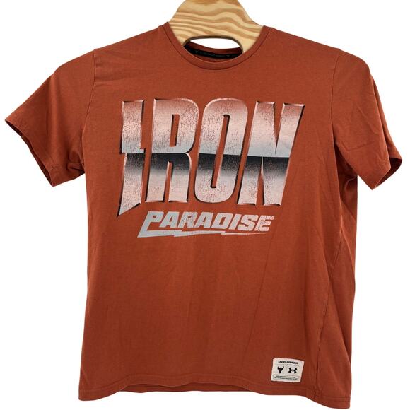 Bundle‎ of 2 Under Armour Project Rock Crewneck Gym T-Shirts - Picture 2 of 8